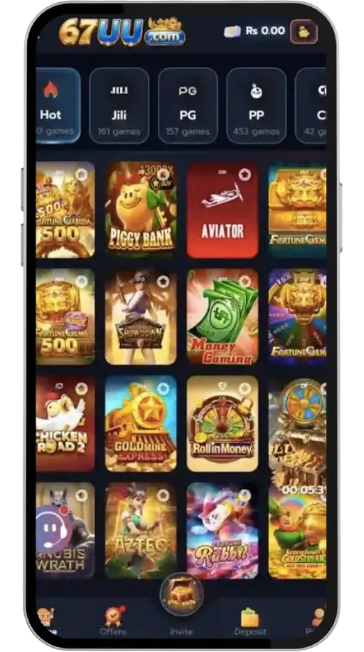 67UU Game APK Home