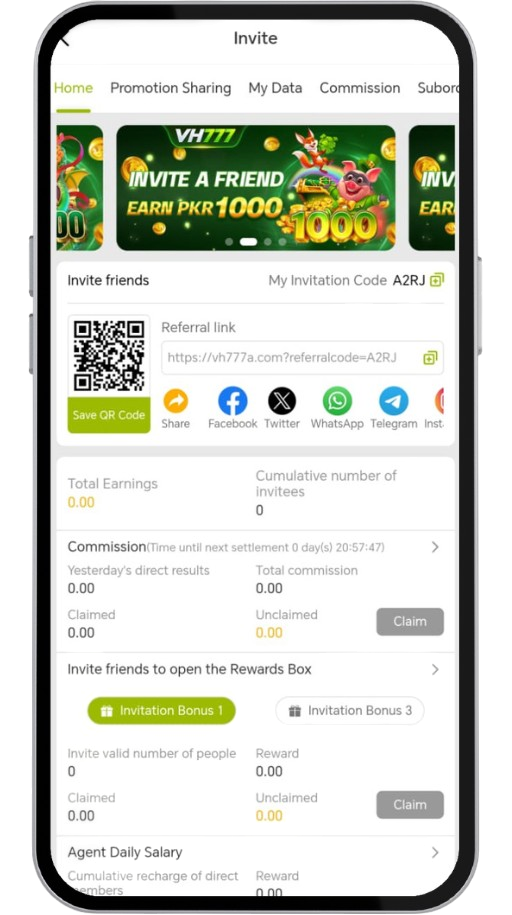 VH777 Game Referral